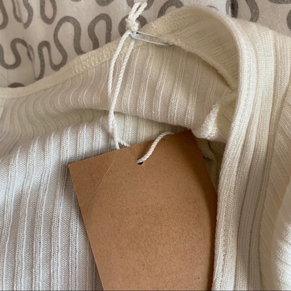 Reformation Bardot Top Ivory Sz XS - Picture 14 of 15